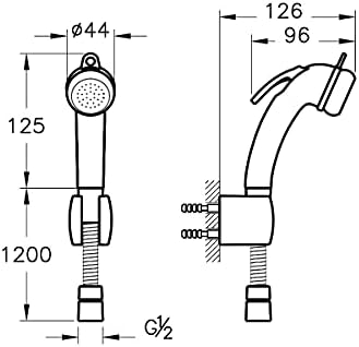 Alternative view of A45704 Taharet Duşu Krom