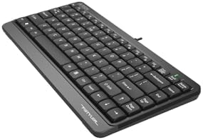 A4 Tech FK11 Q Türkçe Usb Fn-Multimedya Mini Siyah/Gri Klavye