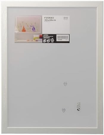 Çerçeve, Plastik ve Fibrokarton, 30x40 Santimetre, Beyaz [Tek Çerçeve]