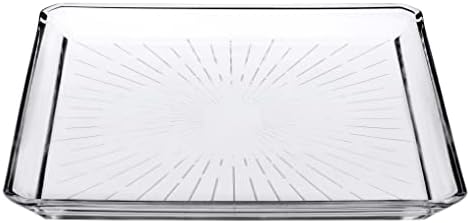 Madlen Servis Tabağı 68683 Madlen Crystal Glass 24x24