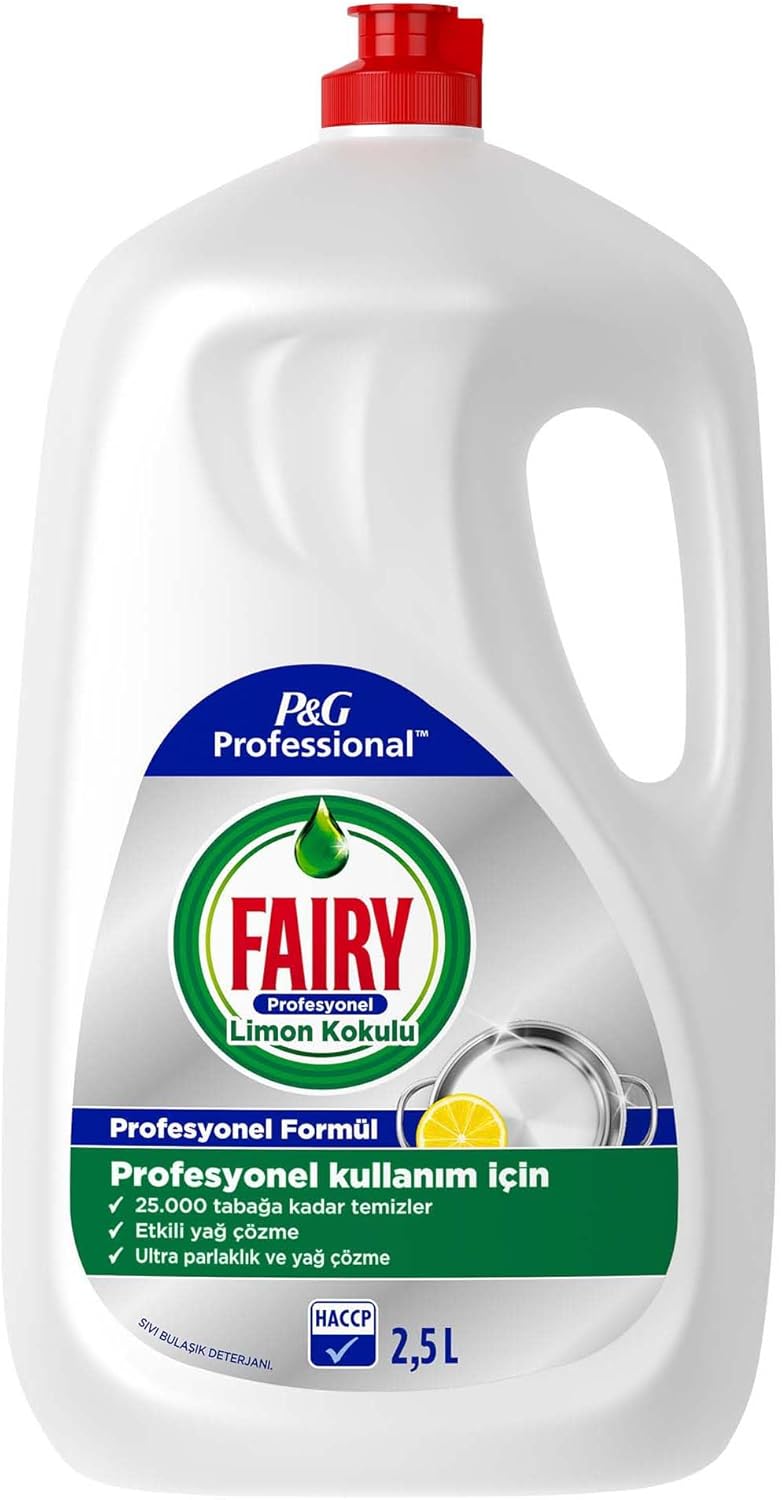 Alternative view of Profesyonel Sıvı Bulaşık Deterjanı Elde Yıkama Limon Kokulu 2.5 L, Pack of 1