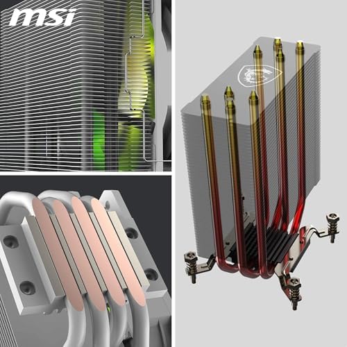 MSI MAG COREFROZR AA13 WHITE 120mm ARGB Beyaz İşlemci Hava Soğutucu