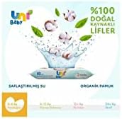 Uni Baby Yenidoğan Islak Mendil 18X 40 Adet, 720 Yaprak, Beyaz