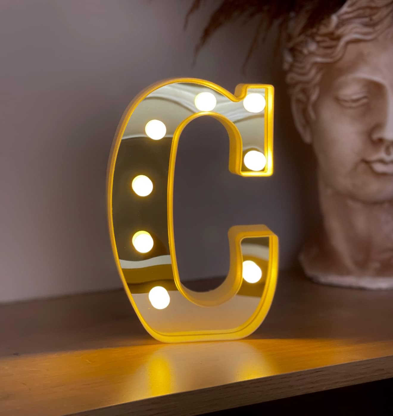Alternative view of 3D Işıklı Led Harf Dekoratif Aydınlatma Büyük Boy C