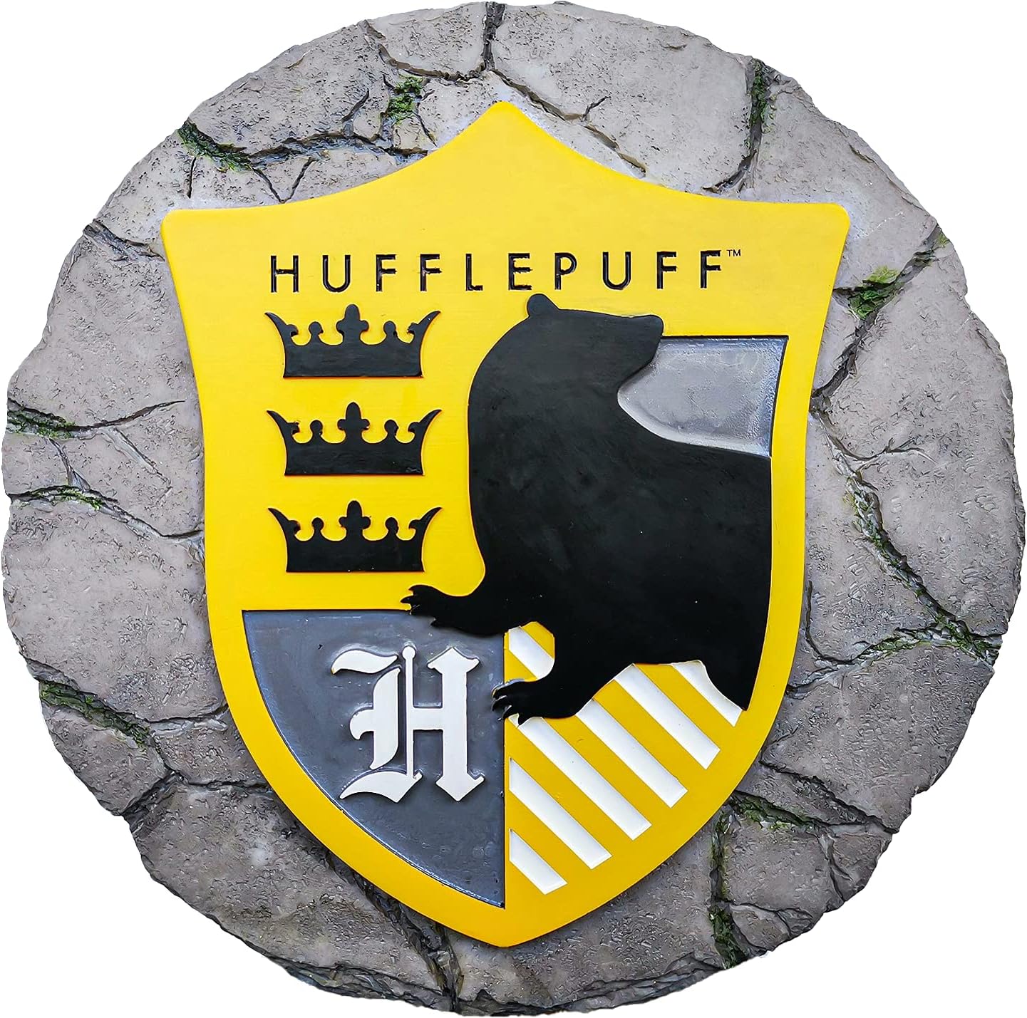 Alternative view of - Bahçe Dekoru - Potter Hufflepuff Basamak Taşı - Bahçe için Dekoratif Taş