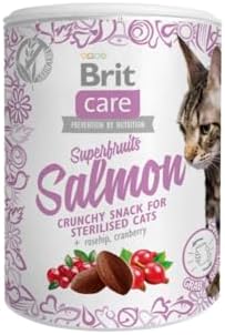 Alternative view of Brit Care Superfruits Crunchy Snack, Süper Besinli ( Kızılcık Ve Kuşburnu), Tahılsız, Somon Balıklı, Kıtır Kısırlaştırılmış Kedi Ödülü, 100 g