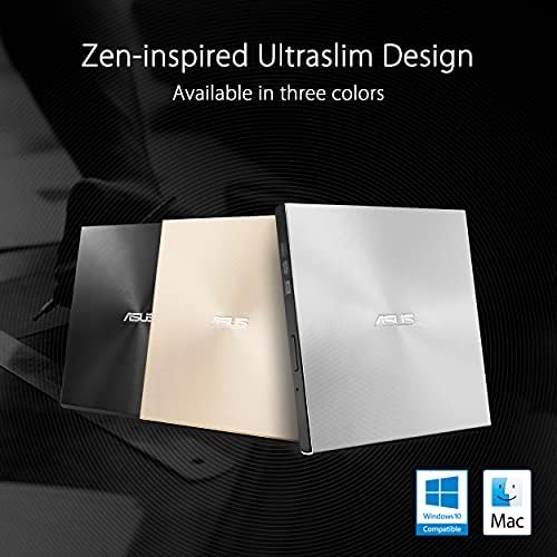 Alternative view of ZenDrive-U8M SDRW-08U8M-U Harici Ultra İnce DVD Yazıcı, M-Disc, USB Type-C, Siyah