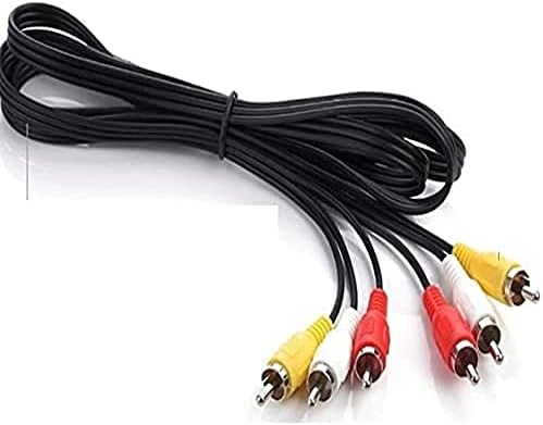 5006 3Rca To 3 Rca Ses Görüntü Tos Scart Kablosu 1.5 Metre