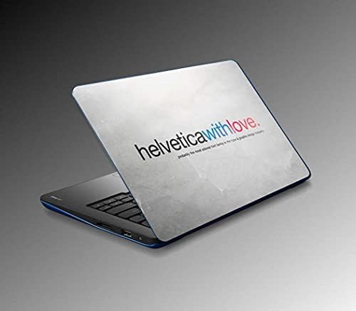 Alternative view of Laptop Notebook Pc Kaplama Etiketi Helvetica With