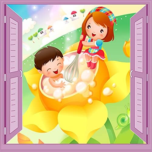 Alternative view of Çocuk Odası Bebek Odası Pencere Poster Duvar Kağıdı Banyo Zamanı