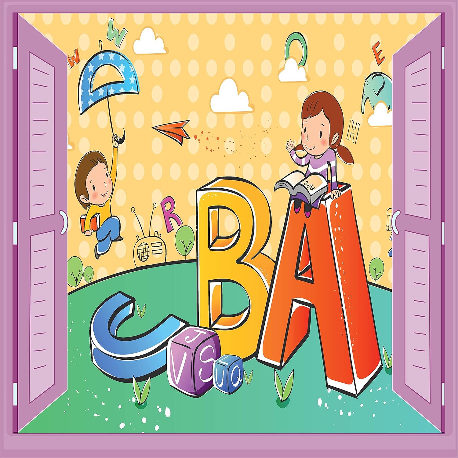 Alternative view of Çocuk Odası Bebek Odası Pencere Poster Duvar Kağıdı ABC
