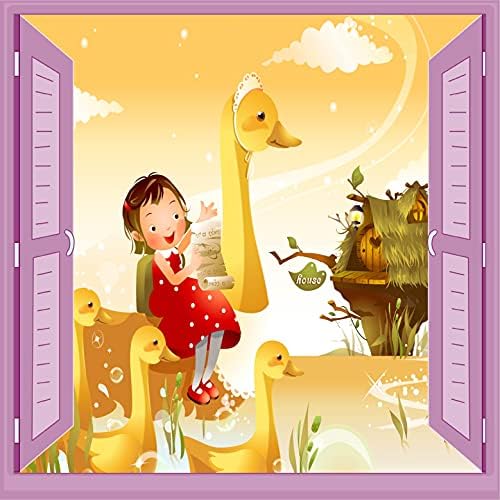 Alternative view of Çocuk Odası Bebek Odası Pencere Poster Duvar Kağıdı Ördekler