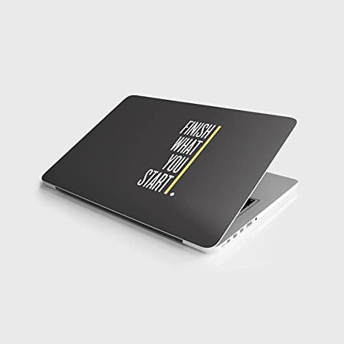 Laptop Notebook Pc Kaplama Etiketi Başladığın İşi Bitir