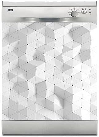 Bulaşık Makinesi Kaplama Beyaz Eşya Kaplama 3 Boyutlu Geometrik
