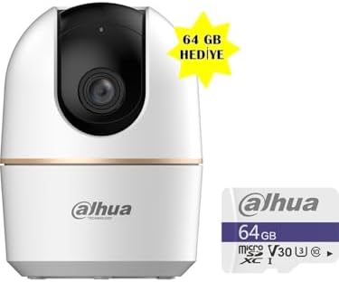 H4A 4 Mp İç Mekan 360°Wi-Fi Gece Görüşlü Akillı Güvenlik Kamerası 64 GB