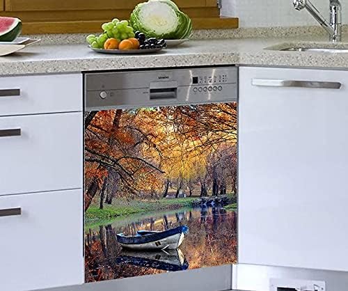 Bulaşık Makinesi Kaplama Beyaz Eşya Kaplama Kayık Sonbahar