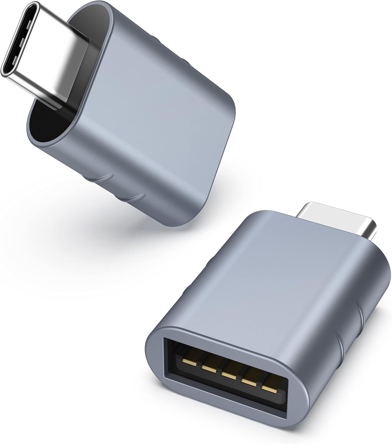 Alternative view of Syntech USB-C - USB adaptörü, 2 USB-C fişten USB 3 soketine adaptör, 15 Pro Max iMac iPad Pro 2021, MacBook Air Pro 2020 ve diğer C/Thunderbolt 3 cihazlar ile uyumlu, mavi