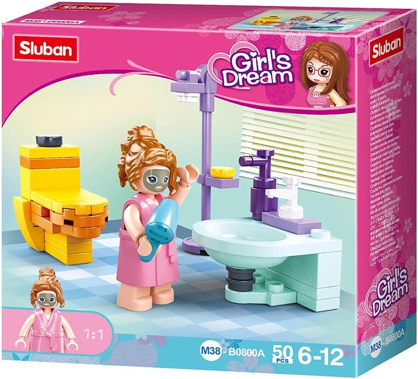 's Banyo, Çok Renkli Yapım Seti, 50 Parça