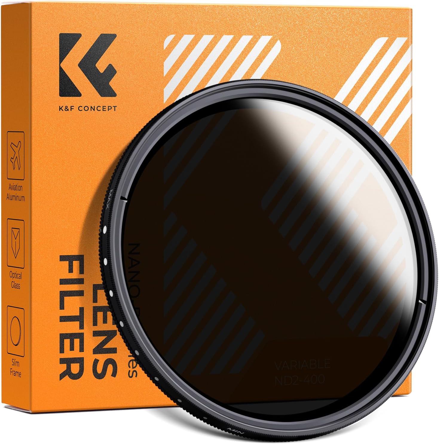 Alternative view of K&F B-Series 72mm ND2-ND400 ND Filtre