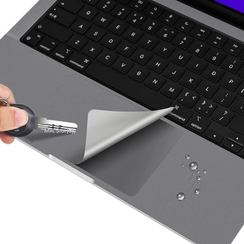 Alternative view of MacBook Pro 13 inç Touchpad Trackpad Koruyucu Uyumlu A1706 A1708 A1989 A2159 Mat Ultra İnce Çizilme Önleyici Gri