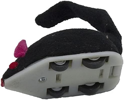201737-Catlife Hızlı Çekçekli Tekerlekli Fare Kedi Oyuncağı 7 Cm