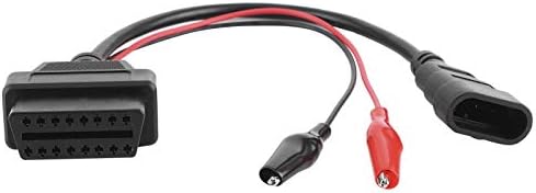 Aramox Teşhis Adaptör Kablosu, 3Pin - OBD2 16Pin Plastik + Metal Adaptör Kablosu Profesyonel Araç Teşhis Konnektörünün Değiştirilmesi