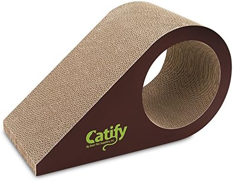 Alternative view of Pet Supplies Oluklu Mukavva Kedi Scratcher Dolum Pedleri, Şezlong ve Eğlenceli İnteraktif Tırmalama Tahtaları, Pençe Güvenli, Dayanıklı, Doğal Geri Dönüşümlü Malzemeler, Aktif Oyunu Destekler -