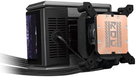 Alternative view of ROG RYUO IV 360 ARGB Sıvı Soğutucu, 6.67 inç AMOLED Ekran, Asetek Emma Gen8 V2 Pompa, 3x120mm ARGB Fan, AM5/AM4/LGA 1851/1700 Uyumlu