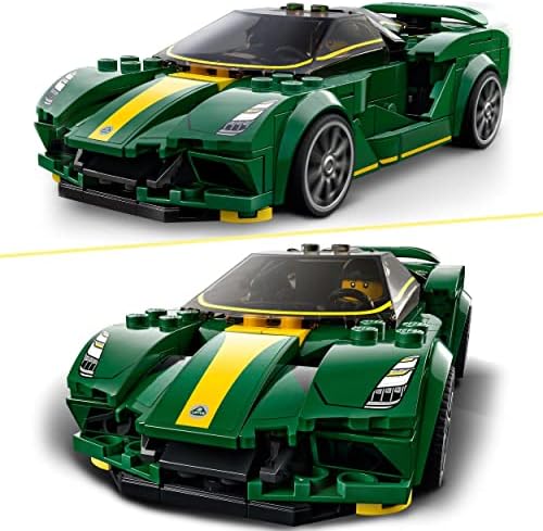 Speed Champions Evija 76907-8 Yaş ve Üzeri Çocuklar ve Araba Meraklıları için Harika bir Oyuncak Yapım Seti (247 Parça)