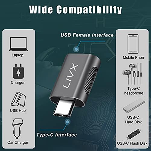 Alternative view of Livx USB3.0 to Type C Çevirici Dönüştürücü OTG Adaptör LVA-OTGCM
