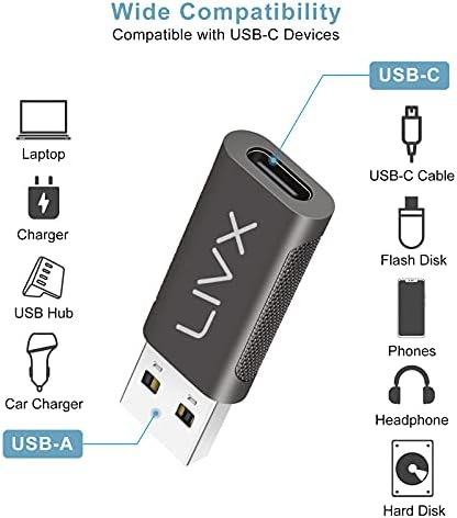 Alternative view of Livx Type C to USB 3.0 Çevirici Dönüştürücü OTG Adaptör LVA-OTGCF