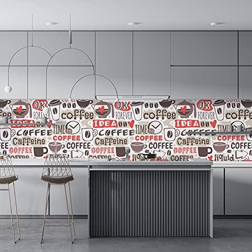 Alternative view of Mutfak Tezgah Arası Folyo Kaplama Folyosu İdea Coffee 60 x 400