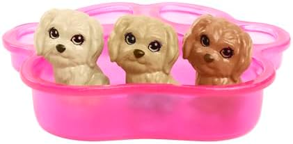 Alternative view of ve Hayvan Dostları ve Hayvan Dostları Oyun Seti, köpek, 3 yavru köpek ve aksesuarlar, 3-7 yaş HCK75