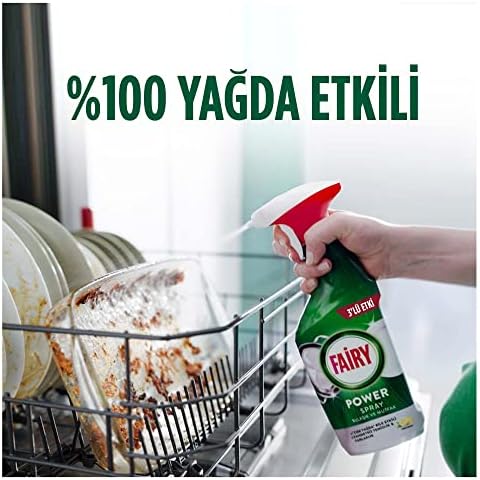 Power Sprey, 3'ü 1 arada, Bulaşıklarınız Ve Mutfağınız Için Zahmetsiz Temizlik Ve Parlaklık, Limon Kokulu, 500ml