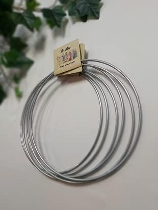 Metal Çember 21 Cm 5li Set Galvanizli Kasnak Halka Düş Kapanı endsetcem21