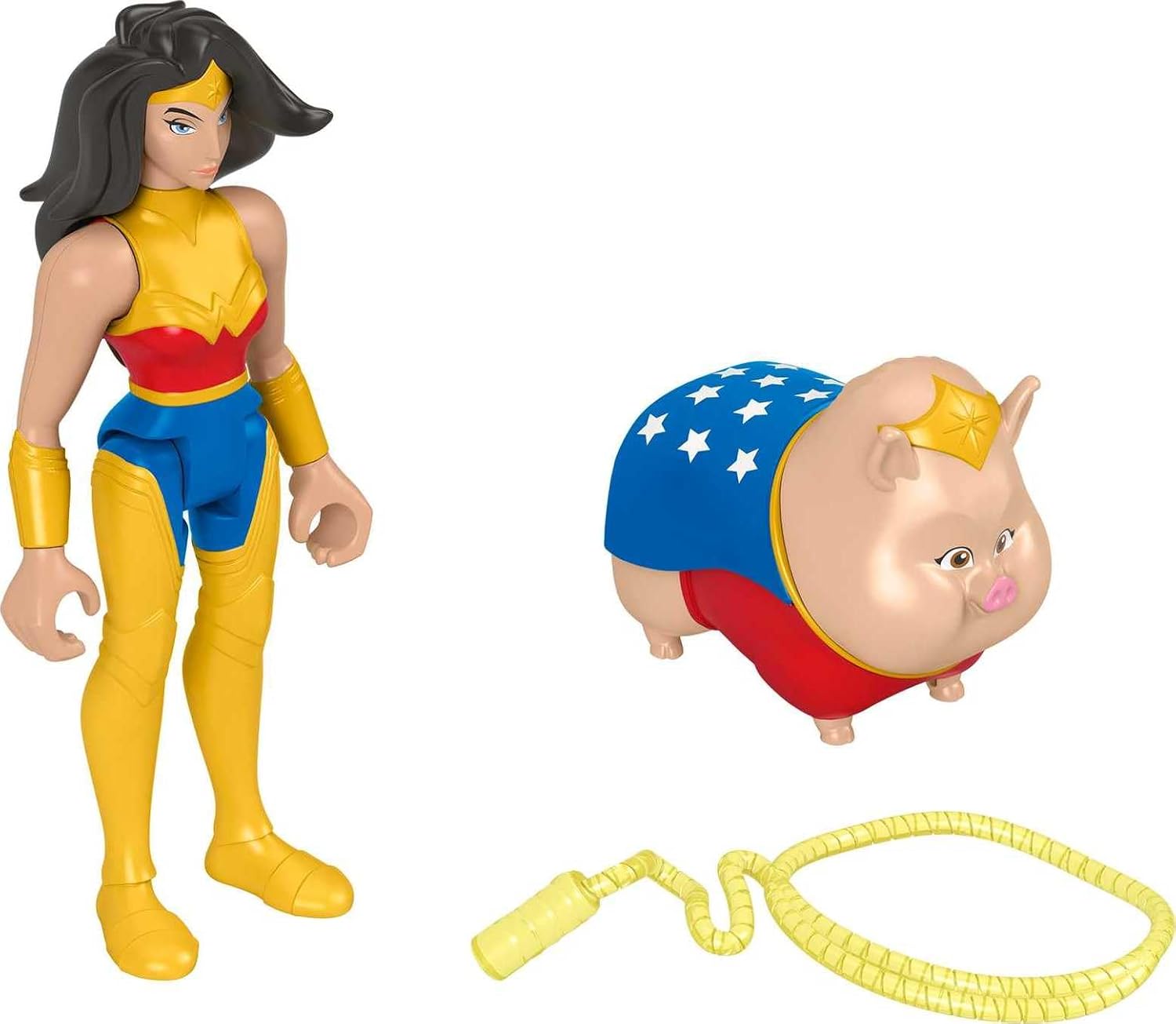 Imaginext DC League of Super Pets Kahramanlar ve Hayvanlar Wonder Woman & Pb