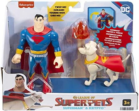Dc Comics Imaginext Dc League Of Super Pets Kahramanlar Ve Hayvanlar Superman & Krypto