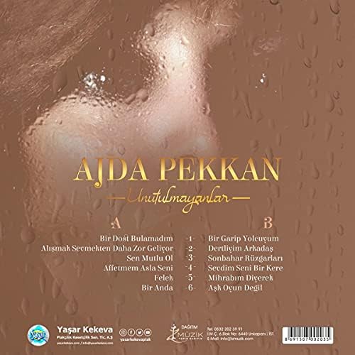 Alternative view of Ajda Pekkan Unutulmayanlar Plak