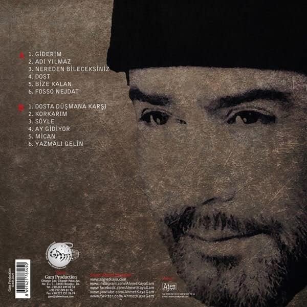 Alternative view of GEREKSİZ ŞEYLER Ahmet Kaya Dosta Düşmana Karşı Plak