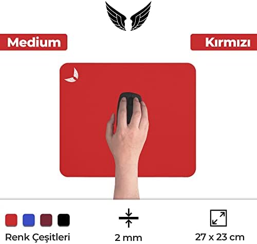 Alternative view of - Gaming Oyuncu Gamer Mouse Pad, Kaymaz Taban Büyük Boy Large Ofis Tipi Mouse Ped, Fare Altlığı, Düz Masa Koruyucu Klavye Altı Mousepad