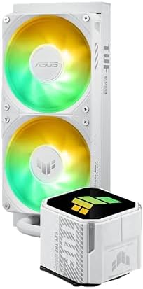 TUF GAMING LC III 240 ARGB AURA SYNC RGB 120MM*2 ADRESLENEBİLİR RGB FAN CPU SIVI SOĞUTUCUSU BEYAZ 6 YIL GARANTİ