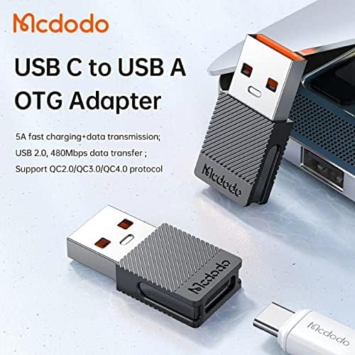 Alternative view of Type-C 5A To Usb A 2.0 Dönüştürücü, Siyah