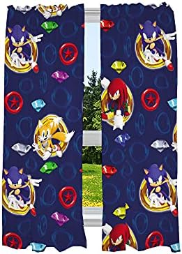 Alternative view of Çocuk Odası Pencere Perde Takımı, 208 cm x 160 cm, Sonic The Hedgehog,