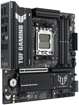 Alternative view of TUF GAMING B850M-PLUS II AMD B850 AM5 DDR5 8000 DP HDMI 3x M2 USB3.2 Gen 2x2 AURA RGB 2.5Gbit LAN mATX 14+2+1 Güç Aşamaları, 1xGen5 M.2, Ready for Advanced AI PC