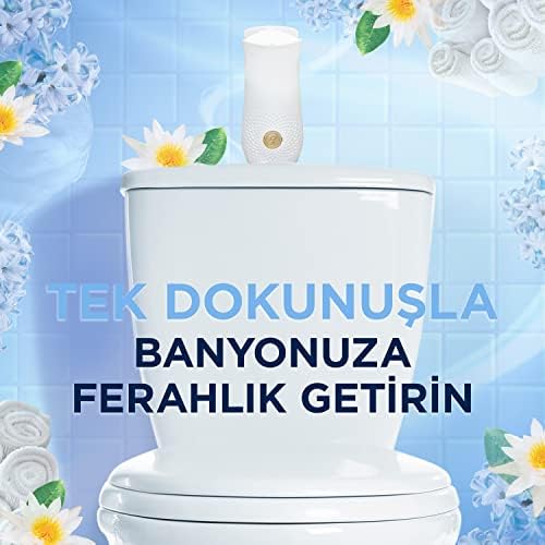 Glade Banyo Hava Tazeleyici Cihaz ve Yedek Temiz Çarşaf Ferahlığı 10 ml