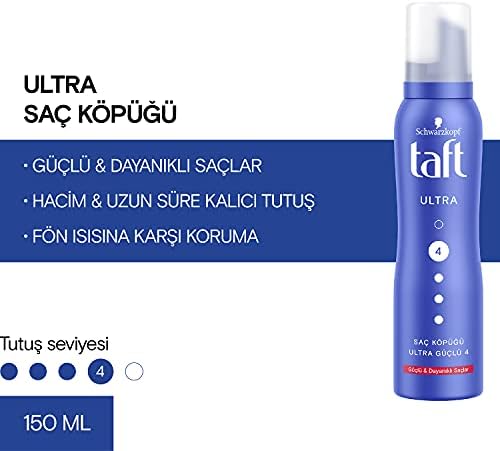 Taft Ultra Güçlü 150 ml Saç Köpüğü
