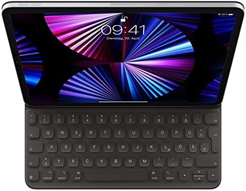 Alternative view of Smart Keyboard Folio: 11 inç iPad Pro ve iPad Air (4. ve 5. nesil) için iPad klavyesi ve kılıfı, iki farklı görüntüleme açısı, ön ve arka koruma, Almanca