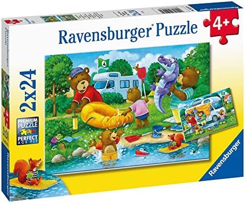 Alternative view of 2x24 Parçalı Puzzle Ayı Ailesi Kampta