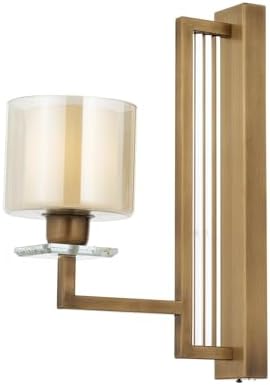 AP-60190-1E Eskitme Kaplama Aplik E27 Metal Kristal 15x32cm