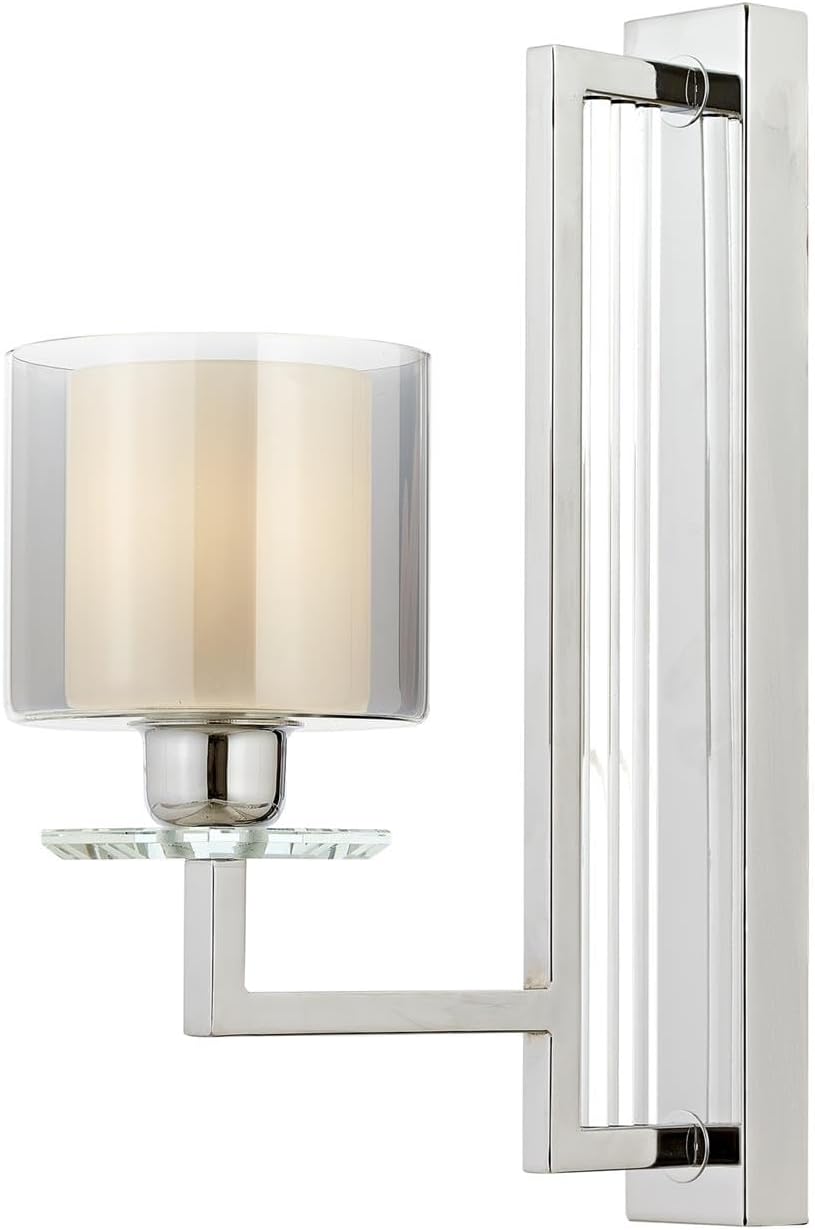 AP-60190-1K Krom Kaplama Aplik E27 Metal Kristal 15x32cm